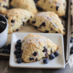 Blueberry Scone Sourdough Discard – Bright, Tangy & No-Waste Delicious 2 Blueberry scone sourdough discard on tray
