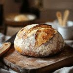 No Starter Sourdough Recipe That Actually Works (And Tastes Amazing) 11 No starter sourdough bread on a rustic board