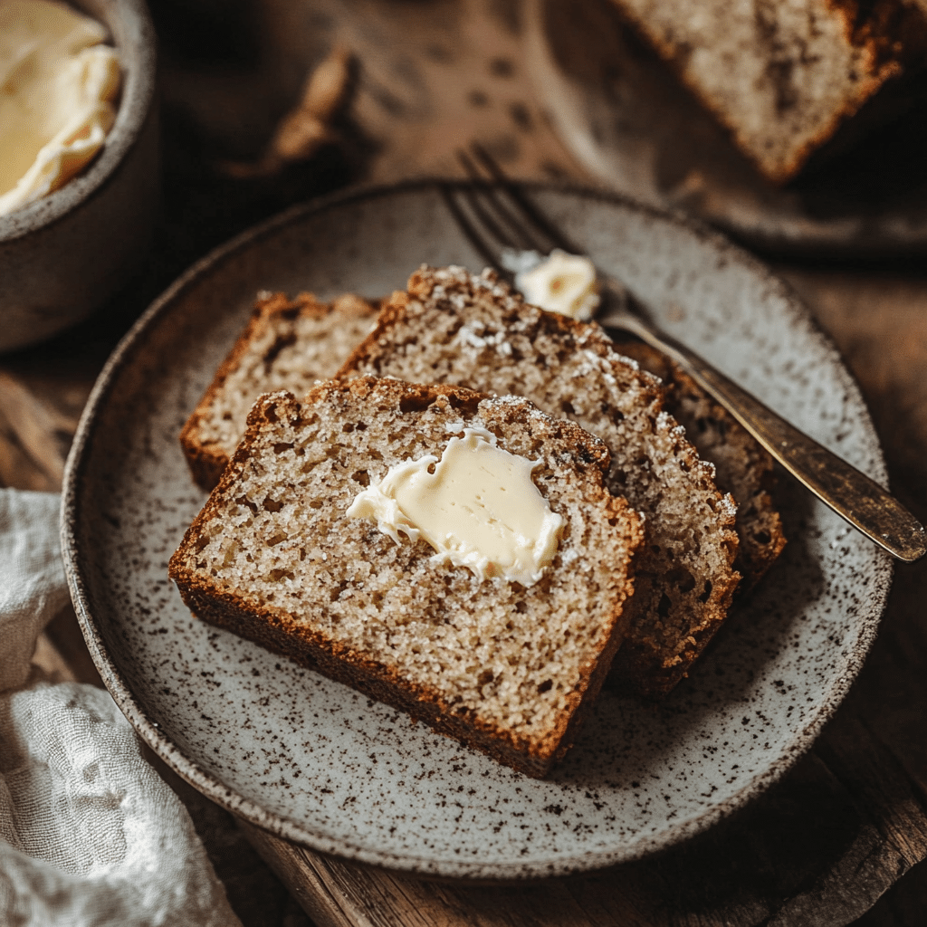 Vegan Sourdough Banana Bread Recipe: 1 Cozy, Easy Guide 7 Folding vegan sourdough banana bread batter in a bowl